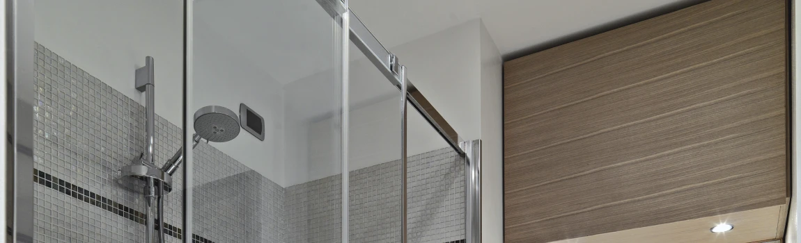 Frosted Glass Shower Doors in Sherwood Park